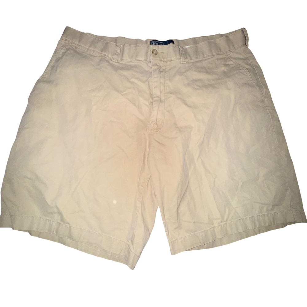 Polo Ralph Lauren Prospect Chino Shorts Preppy Classic Summer 38 Tan Beige